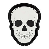 Doodshoofd borden 26x20cm 8 stuks