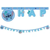 Stitch Happy Birthday slinger 200cm