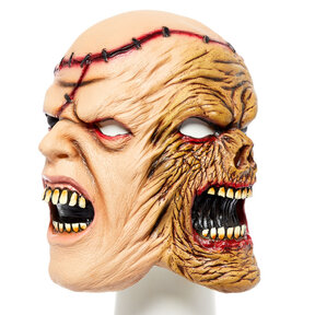 Latex masker met 2 gezichten