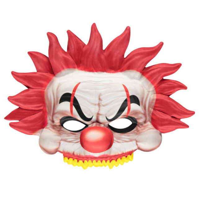 Half masker horror clown