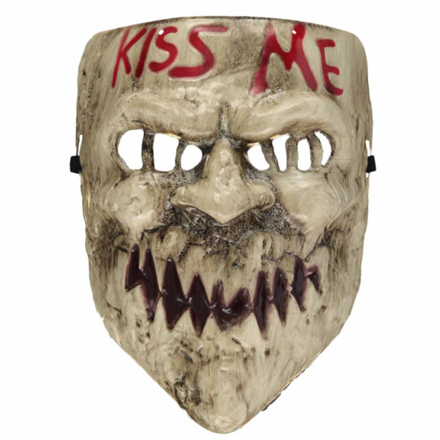 Kiss me schedel masker Kiss me schedel masker