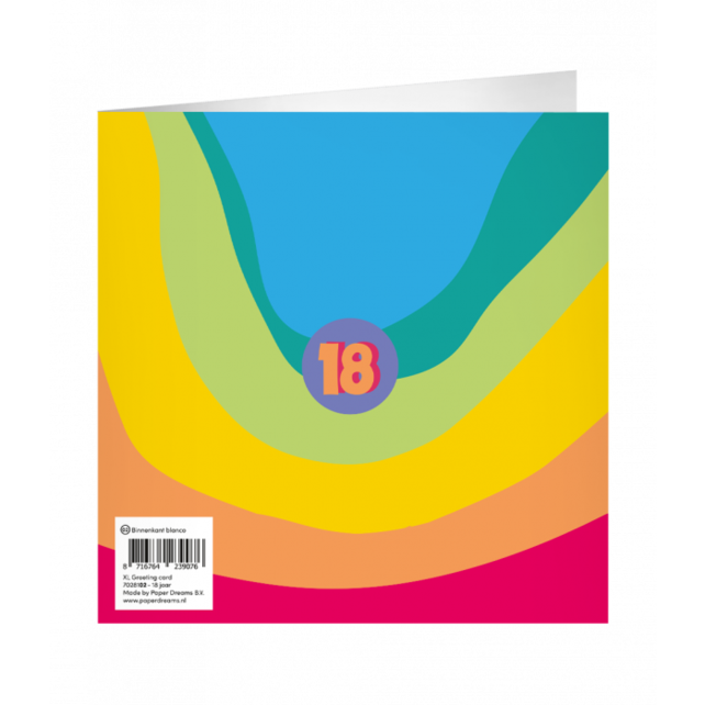 XL Wenskaart eindelijk 18 jaar