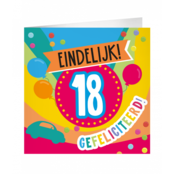 XL Wenskaart eindelijk 18 jaar