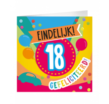 XL Wenskaart eindelijk 18 jaar