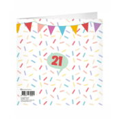 XL Wenskaart woohoo 21 jaar