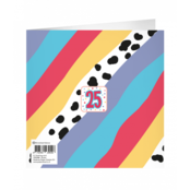 XL Wenskaart hoera 25 jaar