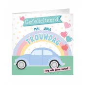 XL Wenskaart Gefeliciteerd met jullie trouwdag