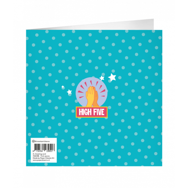 XL Wenskaart Super trots op jou!