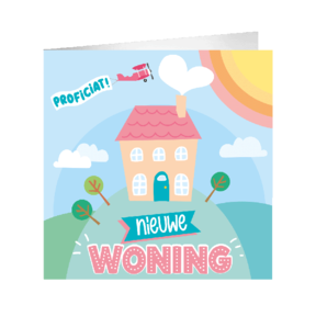 XL Wenskaart proficiat nieuwe woning