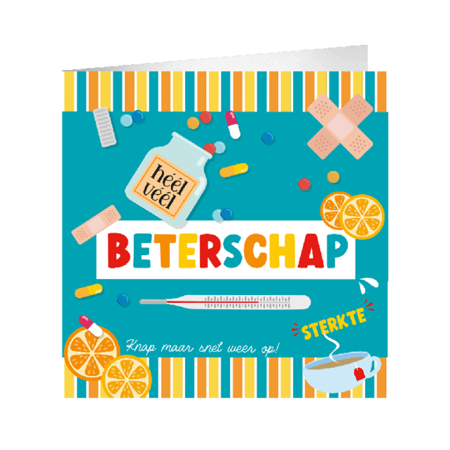 XL Wenskaart beterschap