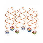 Swirl decoraties Welkom Thuis Holland 70cm 12 stuks