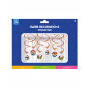 Swirl decoraties Welkom Thuis Holland 70cm 12 stuks