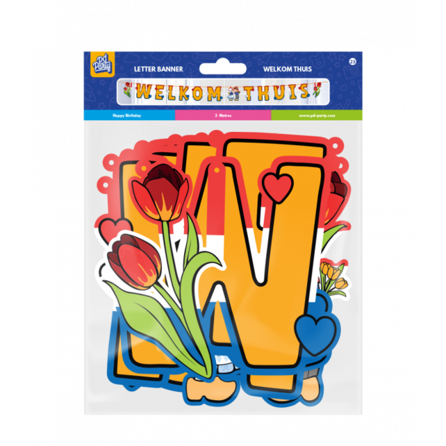 Letterslinger Welkom Thuis Holland 3 meter