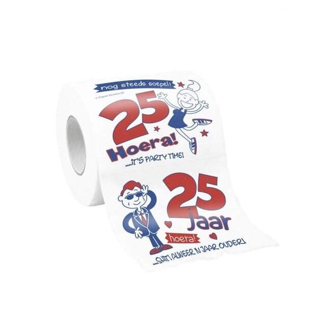 Toiletpapier 25 jaar