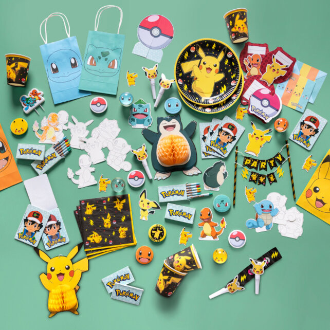 Pokemon tafeldecoratie set 7 delig