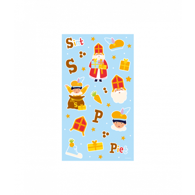 Stickers - Sinterklaas stickervellen 4 stuks