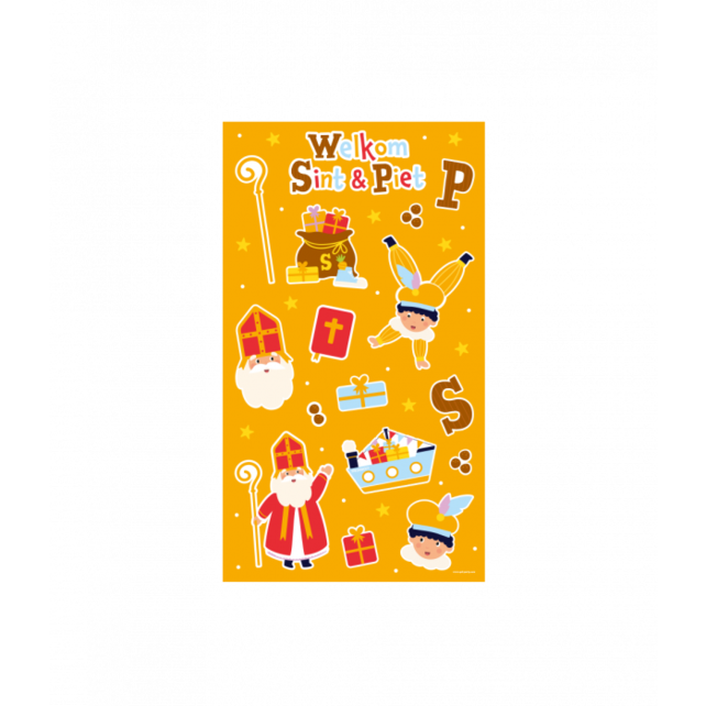 Stickers - Sinterklaas stickervellen 4 stuks