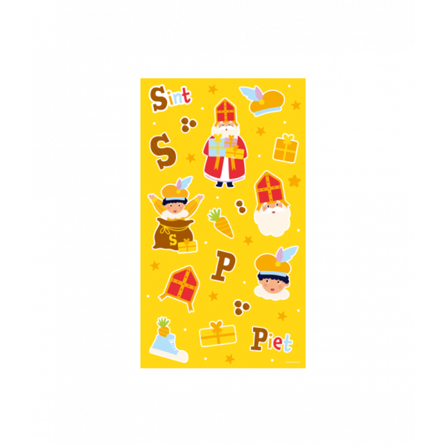 Stickers - Sinterklaas stickervellen 4 stuks