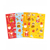 Stickers - Sinterklaas stickervellen 4 stuks