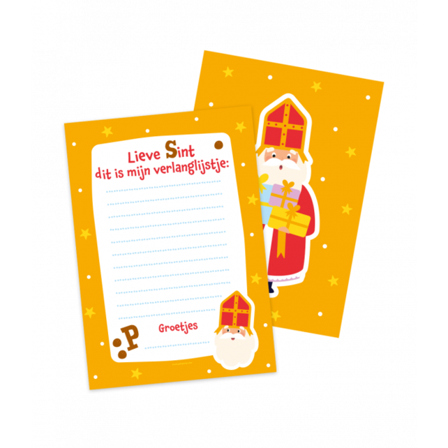 Verlanglijstje - Sinterklaas - 6 stuks