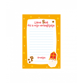 Verlanglijstje - Sinterklaas - 6 stuks