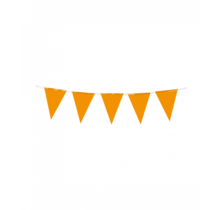 Mini vlaggenlijn oranje 3m