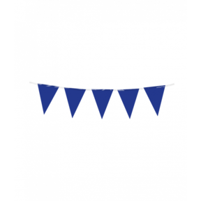 Mini vlaggenlijn donker blauw 3m