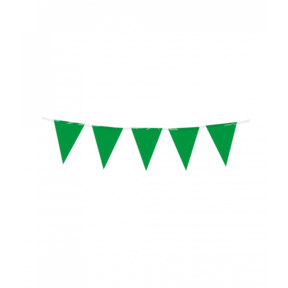 Mini vlaggenlijn groen 3m