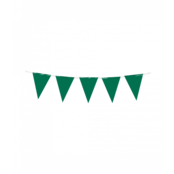 Mini vlaggenlijn donker groen 3m
