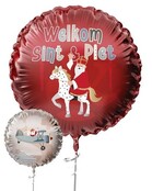 Sinterklaas helium folieballon 45cm