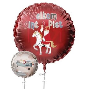 Sinterklaas folieballon 45cm