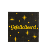 Servetten Gefeliciteerd