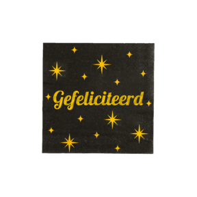 Servetten Gefeliciteerd