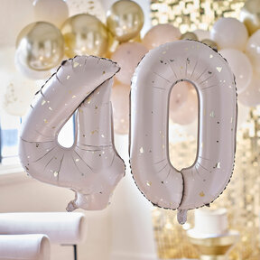 40 jaar folieballon