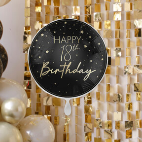 Happy 18th Birthday folieballon 45cm