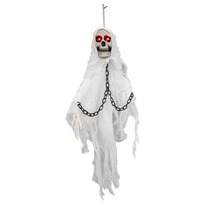Animatronic Hanging Mini Ghoul White