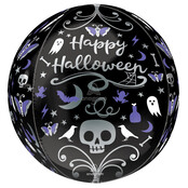 Halloween helium Orbz folieballon 38x40cm