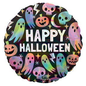 Happy Halloween helium folieballon 43cm