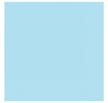 Papieren servetten licht blauw 20 stuks 33x33cm