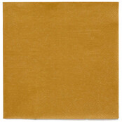 Papieren servetten goud 20 stuks 33x33cm Papieren servetten goud 20 stuks 33x33cm