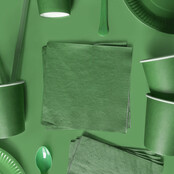 Papieren servetten groen 20 stuks 33x33cm