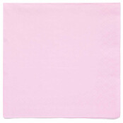 Papieren servetten baby roze 20 stuks 33x33cm Papieren servetten baby roze 20 stuks 33x33cm