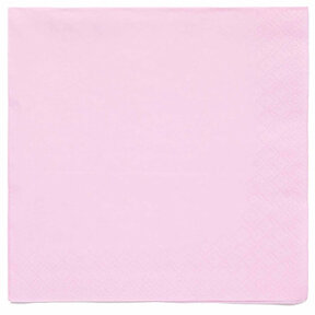 Papieren servetten baby roze 20 stuks 33x33cm