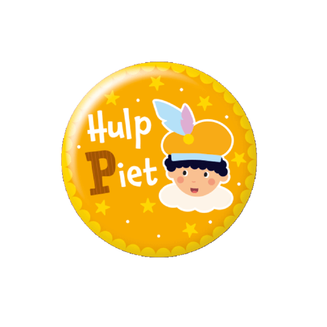 Button - Sinterklaas - Hulppiet