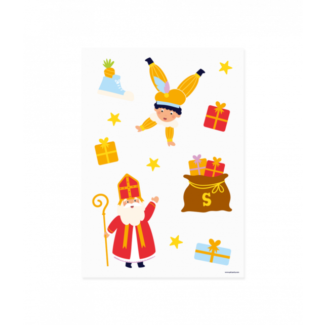 Raamstickers - Sinterklaas