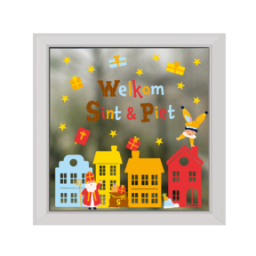 Raamstickers - Sinterklaas