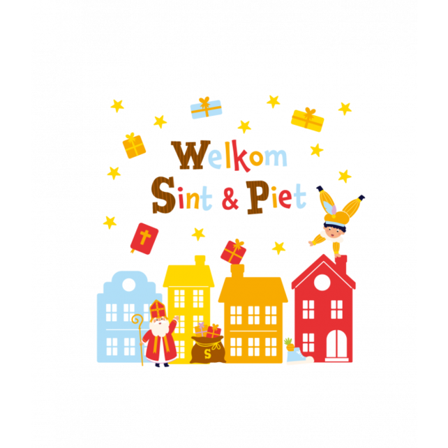 Raamstickers - Sinterklaas
