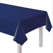 Plastic tafelkleed blauw 137x274cm