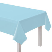 Plastic tafelkleed licht blauw 137x274cm Plastic tafelkleed licht blauw 137x274cm