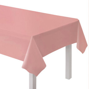 Plastic tafelkleed baby roze 137x274cm
